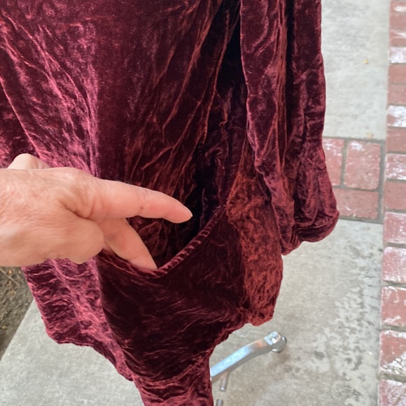 CP Shades silk blend velvety stunning tunic dress/blouse w/ great deep pockets - Picture 7 of 15